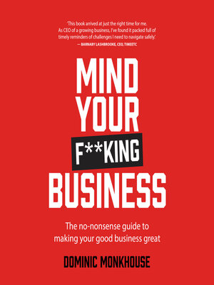 cover image of Mind Your F**king Business